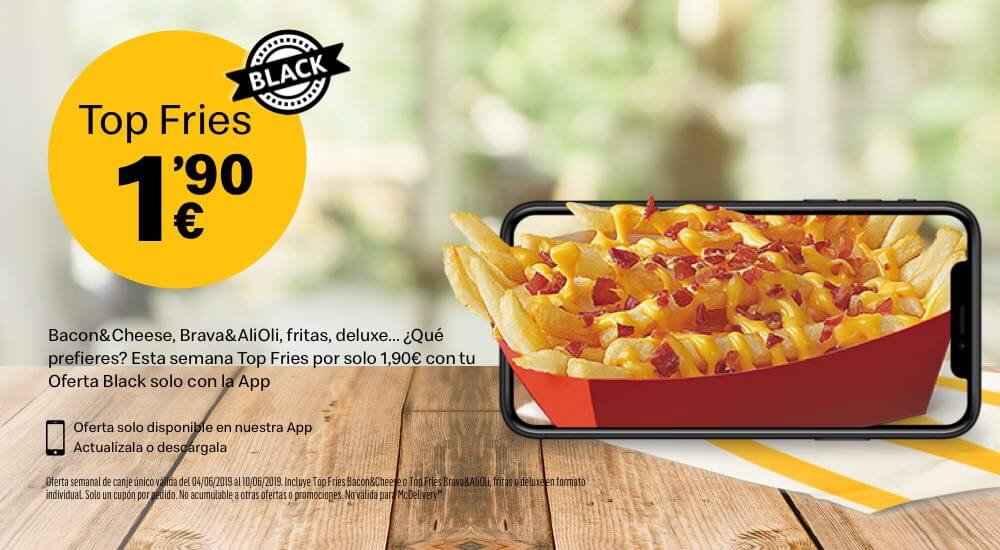 top fries oferta mcdonalds