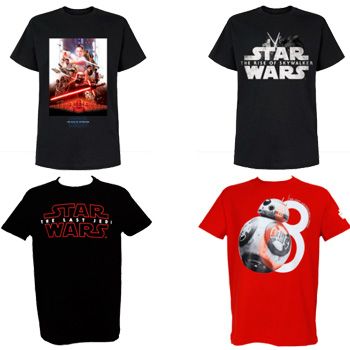 Camisetas de Star Wars oferta