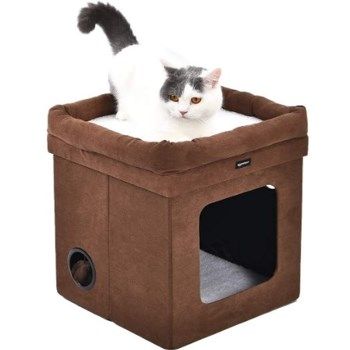 Comprar Casa plegable para gatos de Amazon Basics