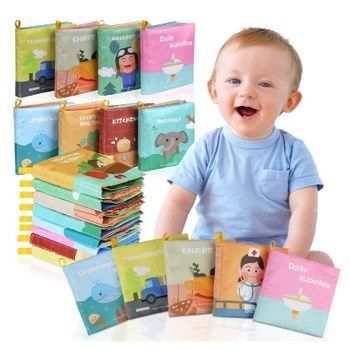 comprar Pack 8 libros de tela para bebé