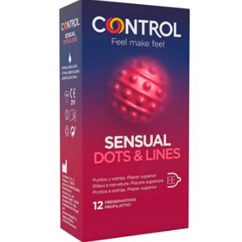 Preservativos Control Sensual Dots & Lines