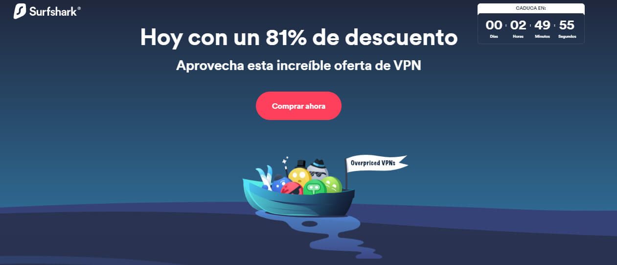 la mejor protección VPN en Surfshark