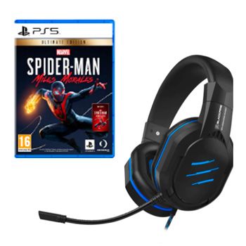 Pack Spider-man Miles Morales + auriculares PS5