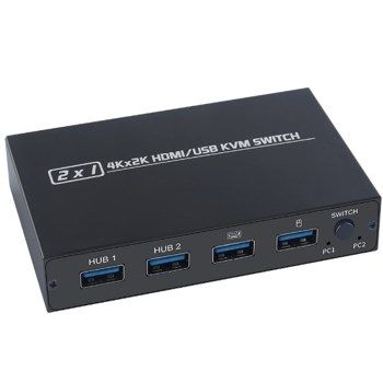 comprar Interruptor 2 en 1 compatible con HDMI USB