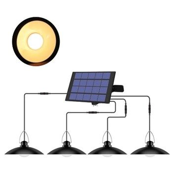 comprar Pack 4 lámparas de techo solares