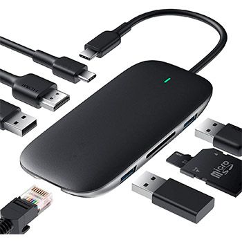 Hub USB C 8 en 1 a 17,99€ en Amazon