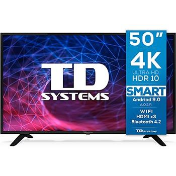 TV TD Systems 50 4k a 349€ en Amazon