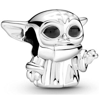 Abalorio Pandora Baby Yoda Star Wars de plata a 39,20€ en Amazon