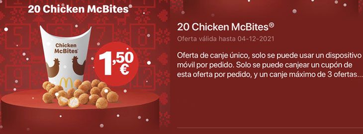 20 Chicken McBites pic