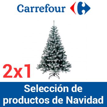 2x1 en gran selección de productos de Navidad en Carrefour