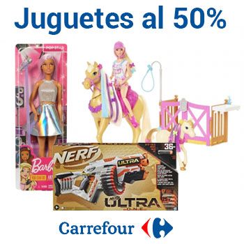 Juguetes al 50% en el Carrefour