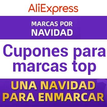 cupones para marcas Top en AliExpress
