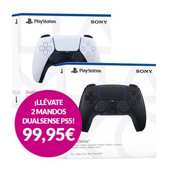 2 mandos PS5 Dualsense a 99.95€ en GAME