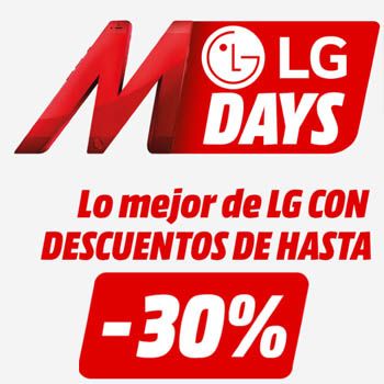 LG Days con hasta el 30 descuento en MediaMarkt