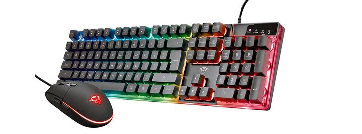 Pack Trust GXT teclado Azor + ratón gaming pic