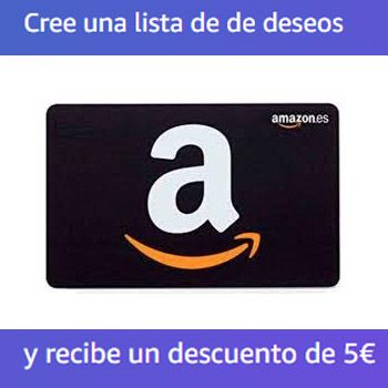 5€ GRATIS en Amazon para compras +25€ en Amazon