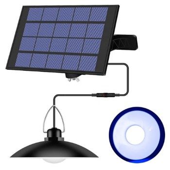comprar Lámpara LED con panel solar