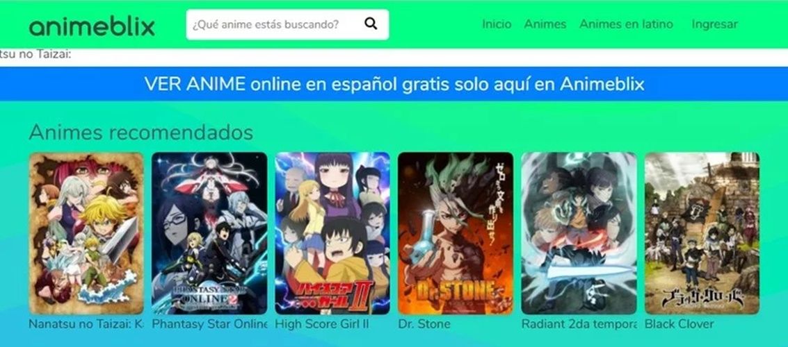 Mejores sitios para ver anime en español
