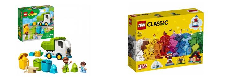dos segunda unidad sets LEGO Duplo o LEGO Classic en Carrefour pic