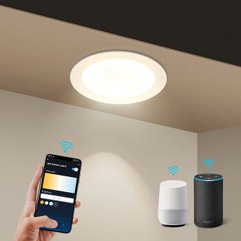 Comprar Plafón de techo LED regulable compatible con Alexa barato