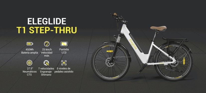 Bicicleta eléctrica T1 Step-Thru a 879,99€ en Eleglide oferta 1