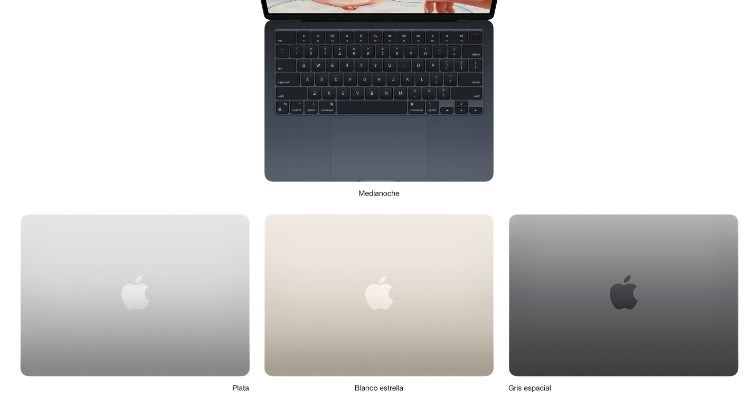 comprar MacBook Air 2022 con chip M2 color