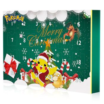 Figuras de Pokemon con calendario de Navidad