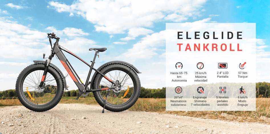 comprar Bicicleta eléctrica Eleglide Tankroll barato