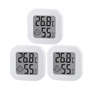 Pack 3 termómetros digitales con sensor de humedad a 11,99€ en Amazon