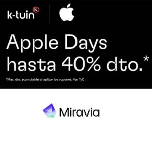 Hasta 40% descuento en los Apple Days de Miravia 1