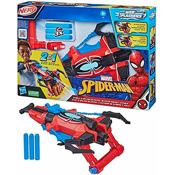 Lanzador de dardos y agua de Spiderman