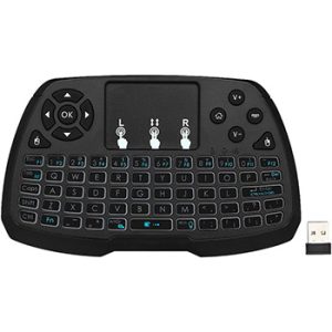Mini teclado inalámbrico multifuncional con touchpad