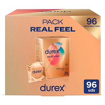 Durex Real Feel 96 preservativos