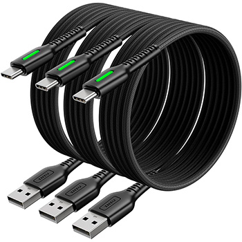 Pack 3 cables USB C Inui a 4,75€ en Amazon
