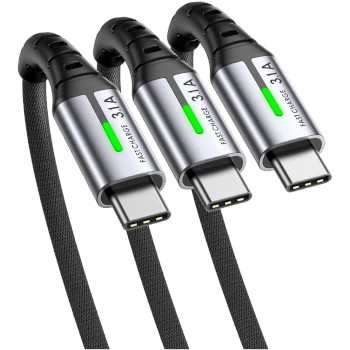 Pack 3 cables USB C carga rapida