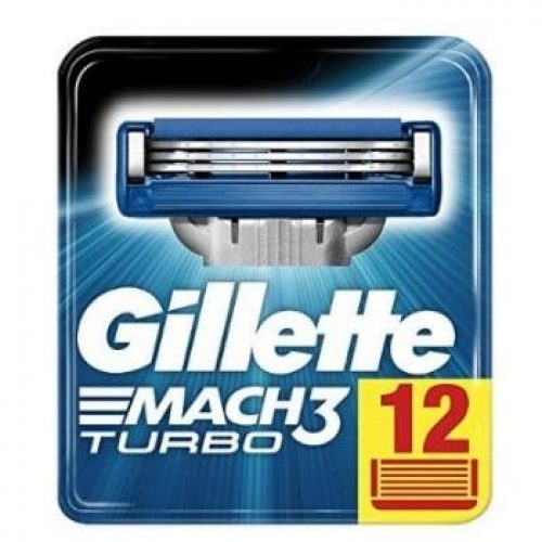 Pack 12 Gillette Mach3 Turbo por 25,21€