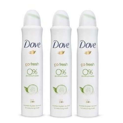 Pack de 3 desodorantes Dove Go Fresh por 6,15€