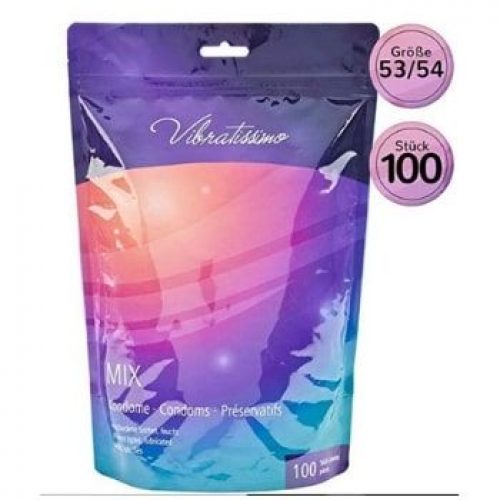 Paquete de 100 preservativos Vibratissimo por 15,13€
